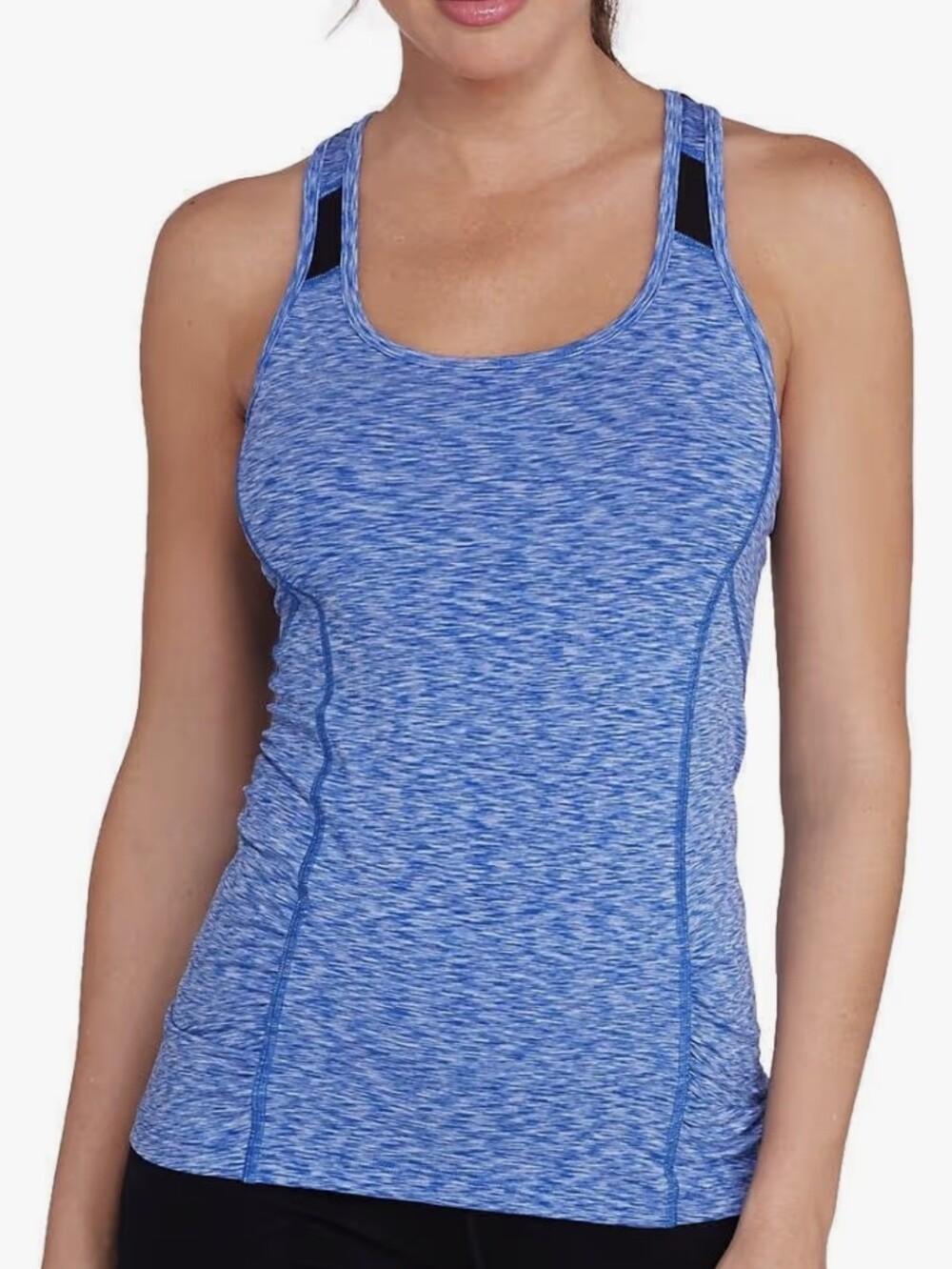 *Calvin Klein Performance Quick Dry Blue Racerback Active Tank Sz M